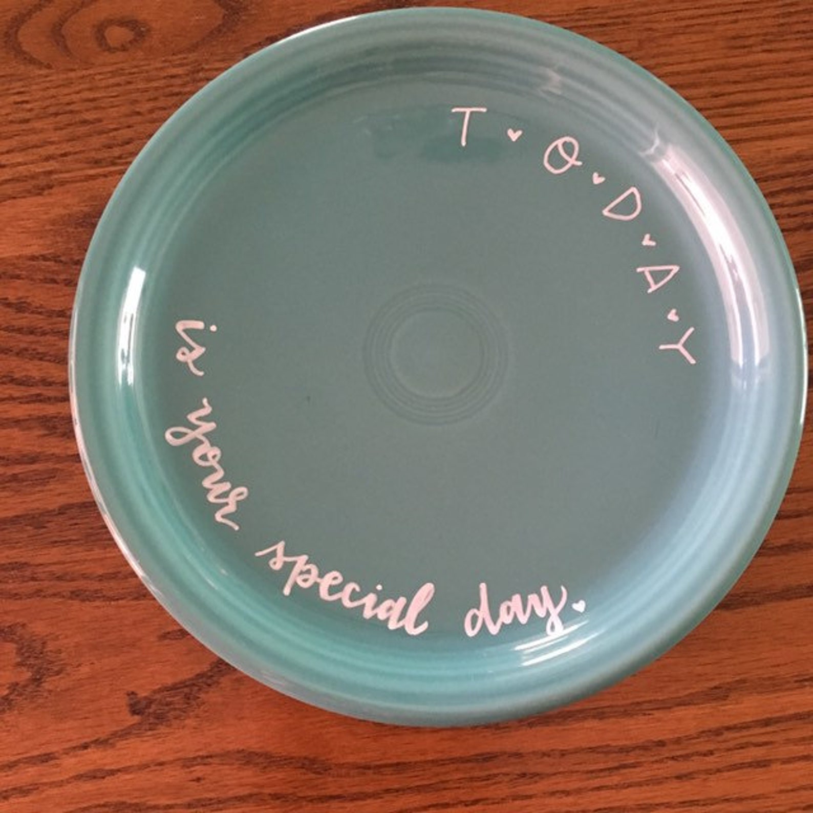 Today is your special day plate. birthday plate. special day Etsy