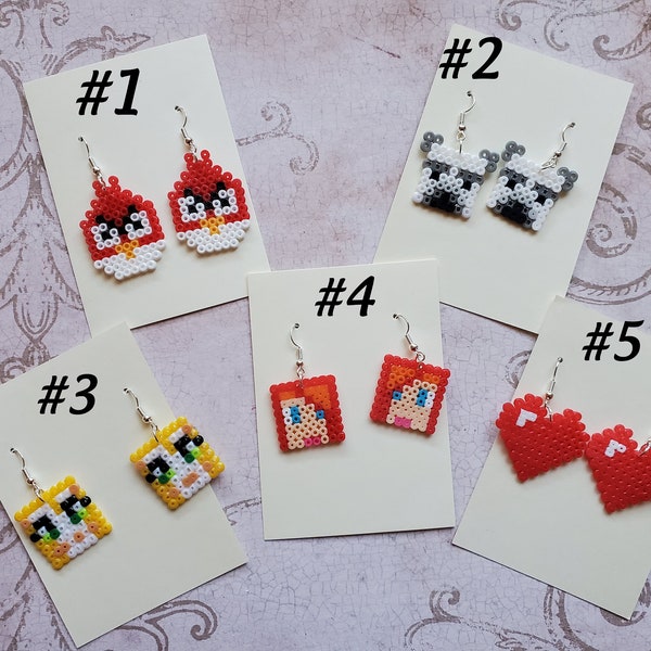 Perler Bead Birds Etsy