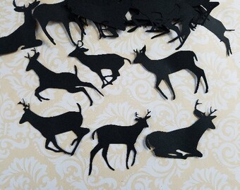 Die Cut Deer Silhouettes.  #PAR-15