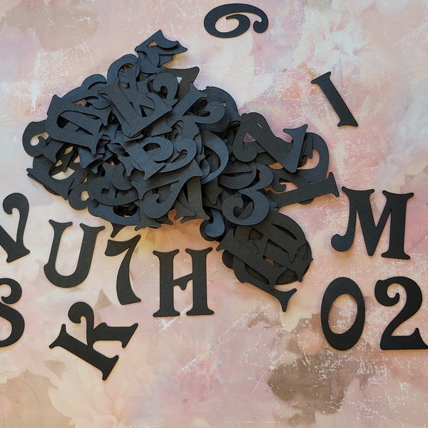 Alphabet Die Cut Etsy