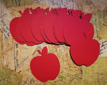 Die Cut Apples.  #PAR-23