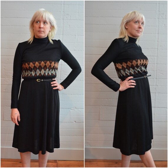70s sweater dress
