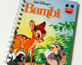 Disney Bambi Repurposed Storybook Planner/Sketchbook/Journal/Notebook/Address Book