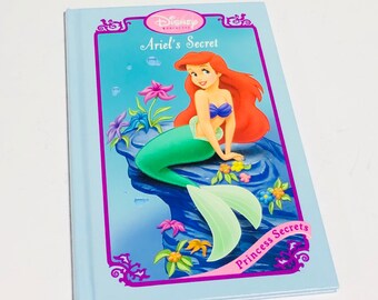 Disney Ariel The Little Mermaid Repurposed Book Planner/Sketchbook/Journal/Notebook/Autograph Book