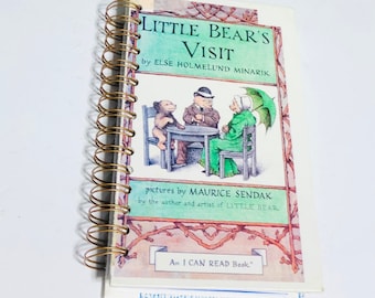Vintage Little Bear Repurposed Storybook Planner/Sketchbook/Journal/Notebook/Address Book