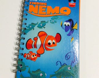Disney Pixar Finding Nemo Repurposed Storybook Planner/Sketchbook/Journal/Address Book/Autograph Book