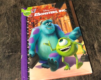 Monsters Inc Repurposed StoryBook Planner/Sketchbook/Journal/Autograph Book/Notebook Address Book