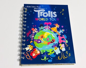 New Trolls World Tour Little Golden Book Planner: Spiral Bound Journal