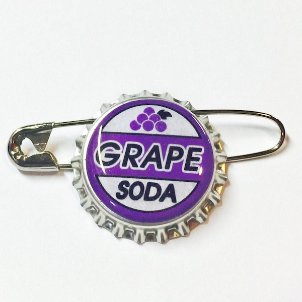 Replica Ellie Badge Grape Soda Pin Bottlecap Up Movie