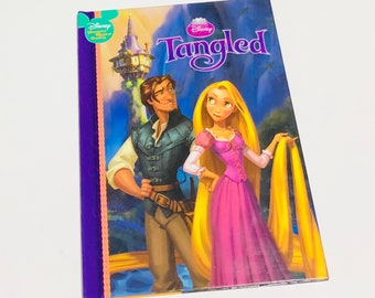 Disney Tangled Rapunzel Repurposed Leap Frog Tag Book Planner/Sketchbook/Journal/Autograph Book/Notebook