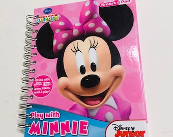 Disney Minnie Mouse Repurposed Book Planner/Sketchbook/Journal/Autograph Book/Notebook
