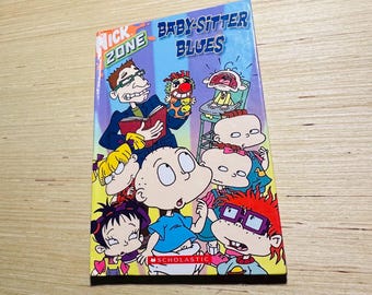 Rugrats Baby Sitter Blues Repurposed Book Cover Planner/Notebook/Sketchbook/Scrapbook Nickelodeon