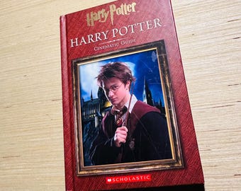 Harry Potter Cinematic Guide Repurposed Book Cover Planner/Sketchbook/Journal/Notebook/Scrapbook/Address
