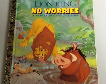 Disney Lion King Repurposed Little Golden Book Planner/Journal/Notebook/Sketchbook