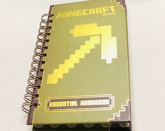Minecraft Repurposed Book – Planner, Journal, Sketchbook, or Notebook