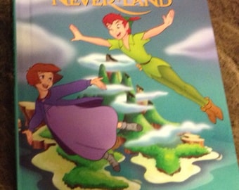 Disney Peter Pan Return to Never Land Repurposed Book Journal, Notebook, Planner, Sketchbook & Scrapbook