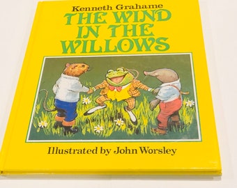 Vintage The Wind in the Willows Repurposed Book Desktop Planner/Lesson Planner/Sketchbook/Journal/Notebook