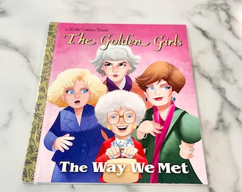 New Golden Girls Repurposed Little Golden Book Planner/Sketchbook/Journal/ Scrapbook/Notebook
