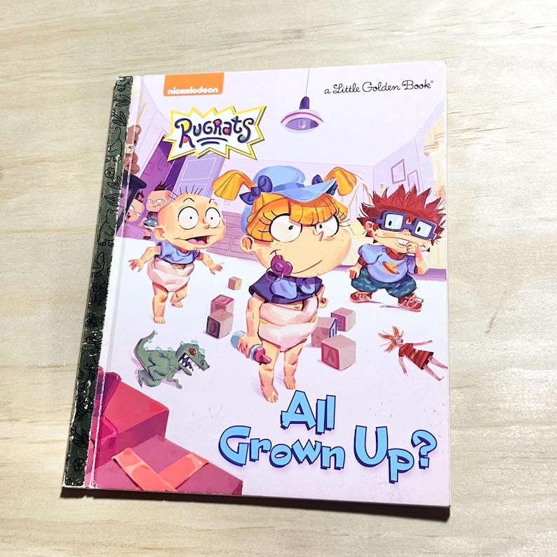 Little Rag Ras Rugrats Little Golden Book Repurposed Book Cover Planner/notebook ...