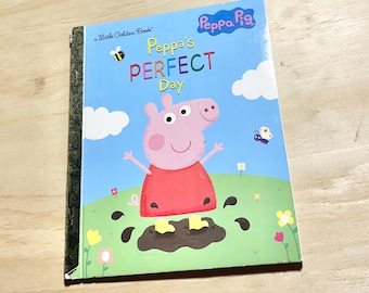Peppa Pig Little Golden Book Journal, Notebook, Sketchbook, Planner & Scrapbook | Repurposed Gift