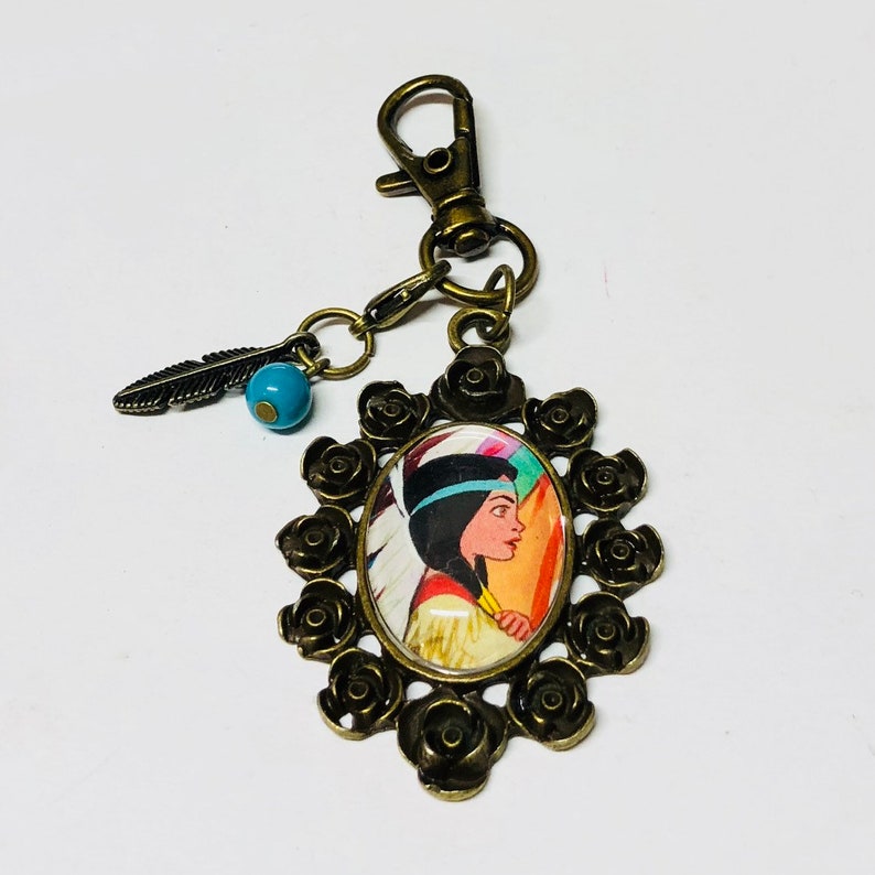 Disney Pixar Coco Storybook Jewelry Miguel Small Oval Cameo Brooch Keychain or Necklace
