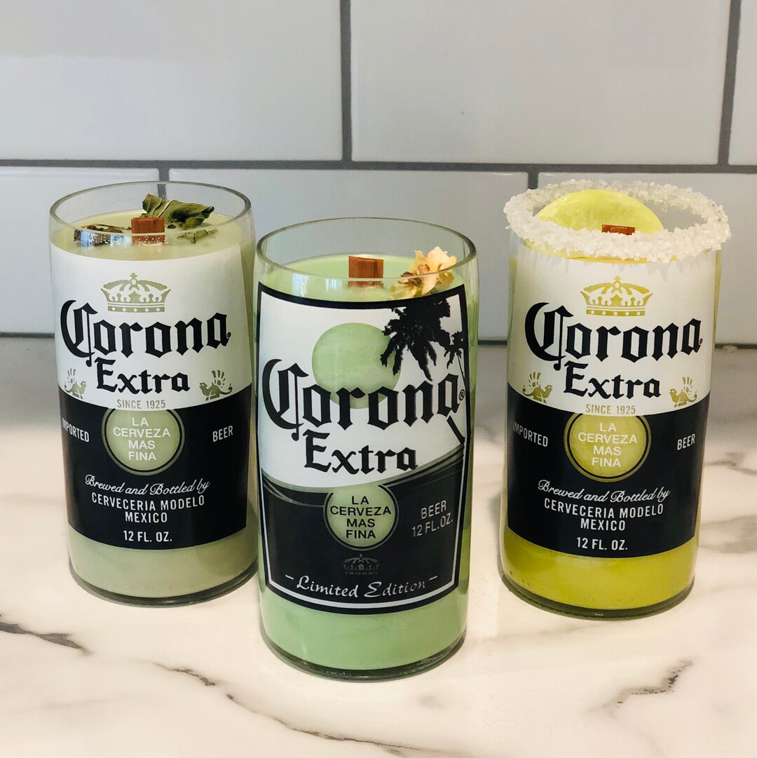 Recycled Corona Beer Bottle or Can Coconut Soy Candle Etsy