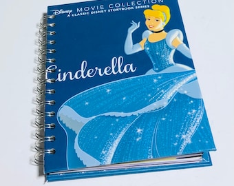Disney Cinderella Repurposed Book Planner/Journal/Notebook/Sketchbook/Autograph Book