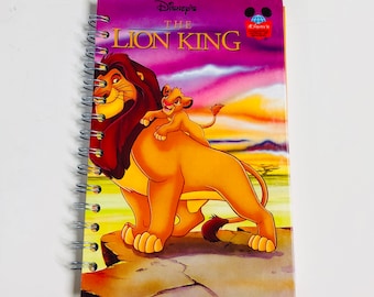 Disney Lion King Repurposed Storybook Planner/Sketchbook/Journal/Address Book/Autograph Book/Notebook