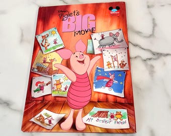 Disney The Piglet Movie Repurposed Storybook Journal / Planner