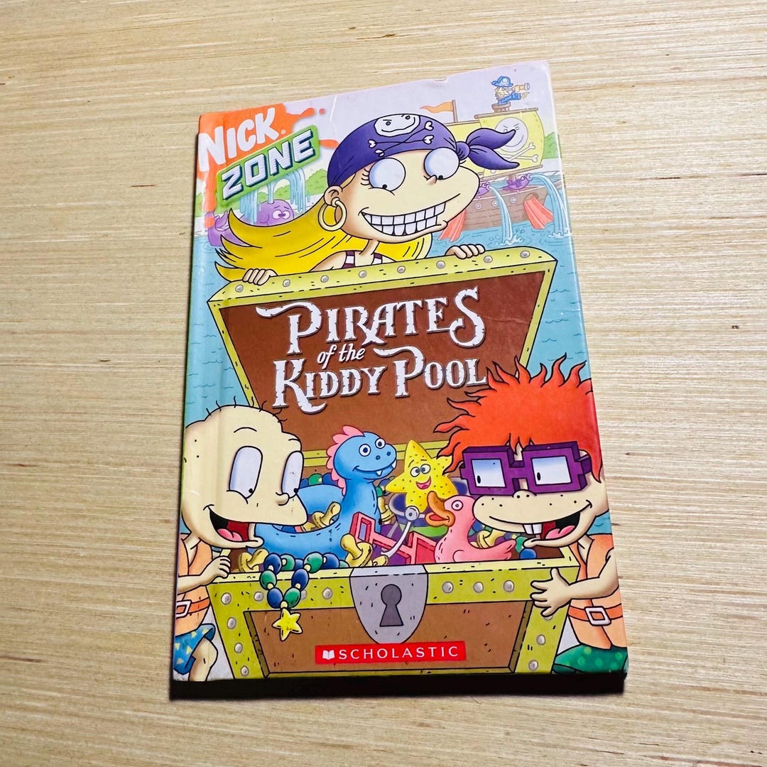 Rugrats Pirates Kiddy Pool Repurposed Book Cover Planner/notebook ...