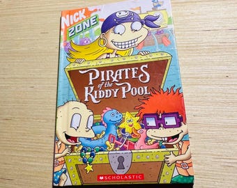 Rugrats Pirates Kiddy Pool Repurposed Book Cover Planner/Notebook/Sketchbook/Scrapbook/Address Nickelodeon