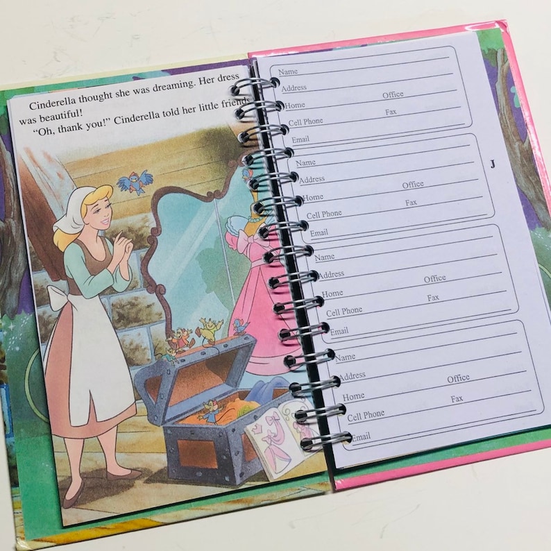 Disney Cinderella Repurposed Storybook - Etsy
