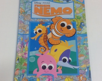 Disney Pixar Finding Nemo Little Look and Find Repurposed Storybook Planner/Sketchbook/Journal/Autograph Book