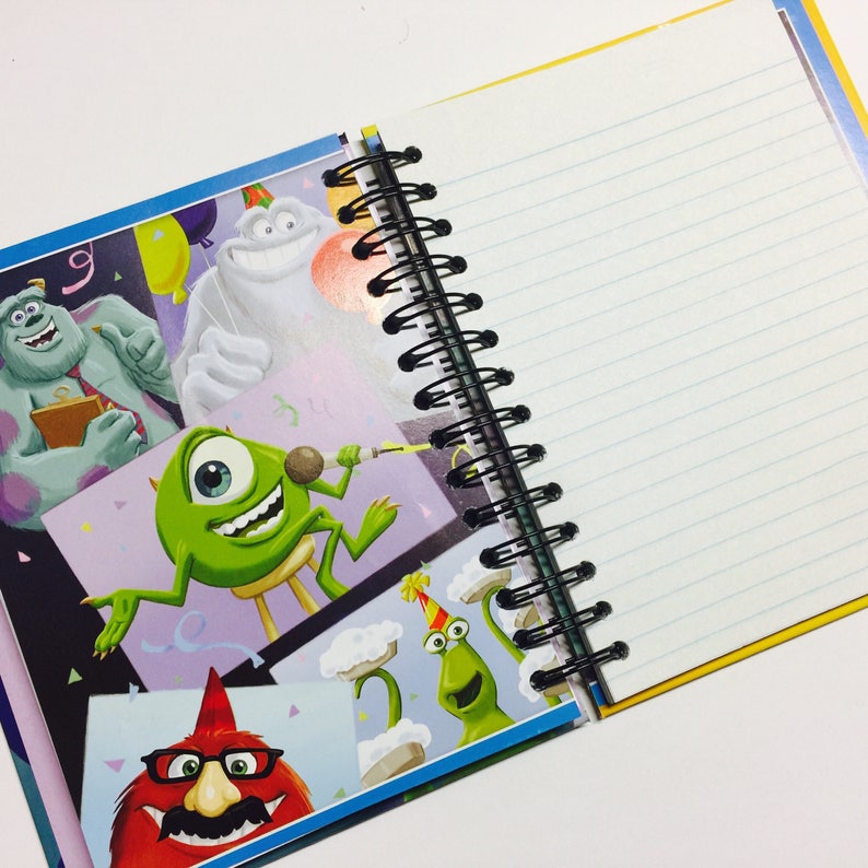 Sully Notebook Monsters Inc Disney Pixar Repurposed Book Planner/sketchbook/journal ...
