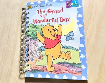 Winnie the Pooh Repurposed Little Golden Book: Planner, Sketchbook, or Journal