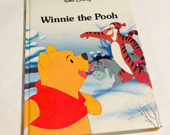 Large Winnie the Pooh Repurposed Book Desktop Planner/Sketchbook/Journal/Notebook