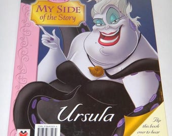 Disney Ursula Ariel Little Mermaid Flip Book Repurposed Planner/Sketchbook/Journal/Notebook Villain/Princess