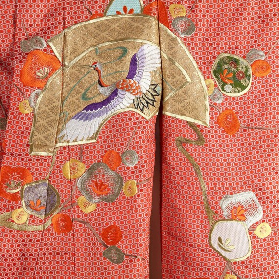 Vintage Embroidered Japanese Uchikake Wedding Kim… - image 2