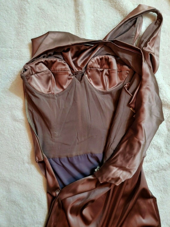 Stella McCartney CHLOE Purple SILK Corset dress f… - image 8