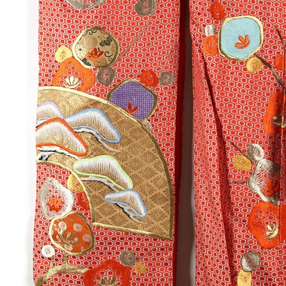 Vintage Embroidered Japanese Uchikake Wedding Kim… - image 4