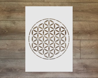 The Flower of Life - Sacred Geometry Reusable Plastic Stencil