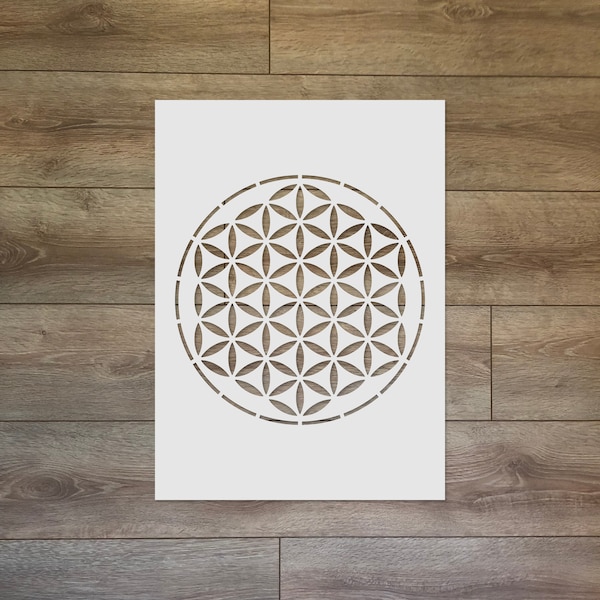 The Flower of Life - Sacred Geometry Reusable Plastic Stencil