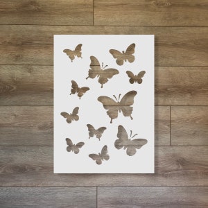 Butterflies Reusable Plastic Stencil