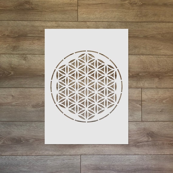 Die Blume Des Lebens Heilige Geometrie Wiederverwendbaren Etsy