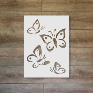 Butterflies Reusable Plastic Stencil