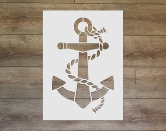 Anchor Reusable Plastic Stencil