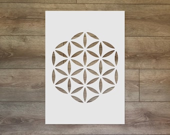 The Flower of Life - Sacred Geometry Reusable Plastic Stencil