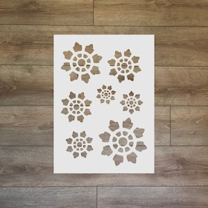 Rose Window/Mandala Reusable Plastic Stencil