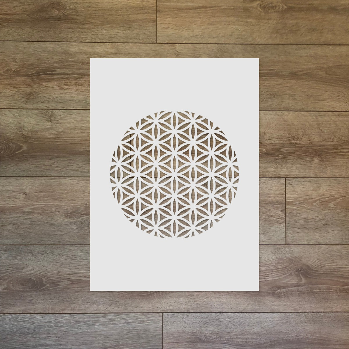 the-flower-of-life-sacred-geometry-reusable-plastic-stencil-etsy