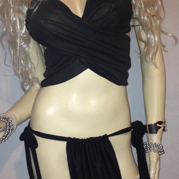 Princess Slave Dress Gorean CosPlay BLACK